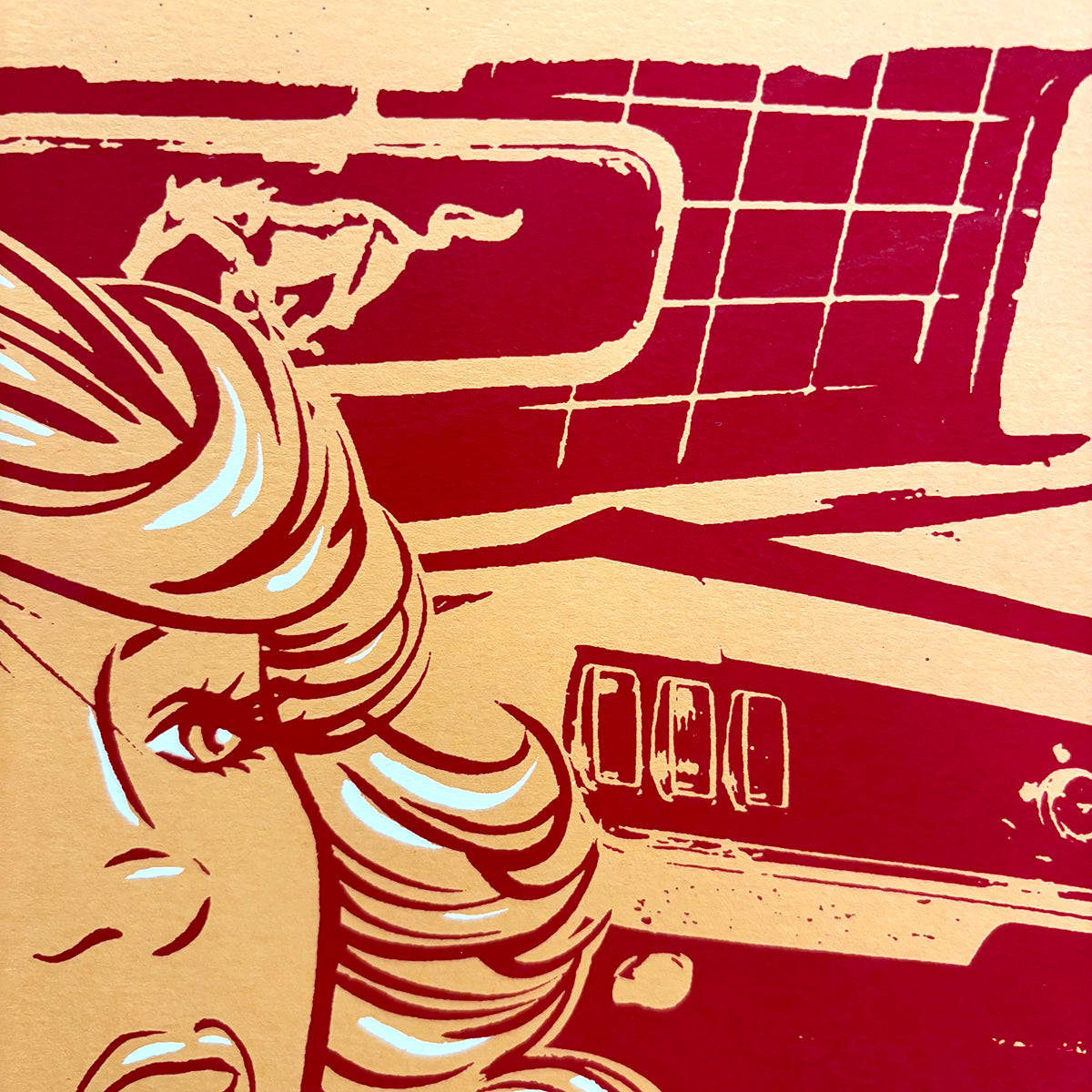 Boss 302 - Original Screen Print