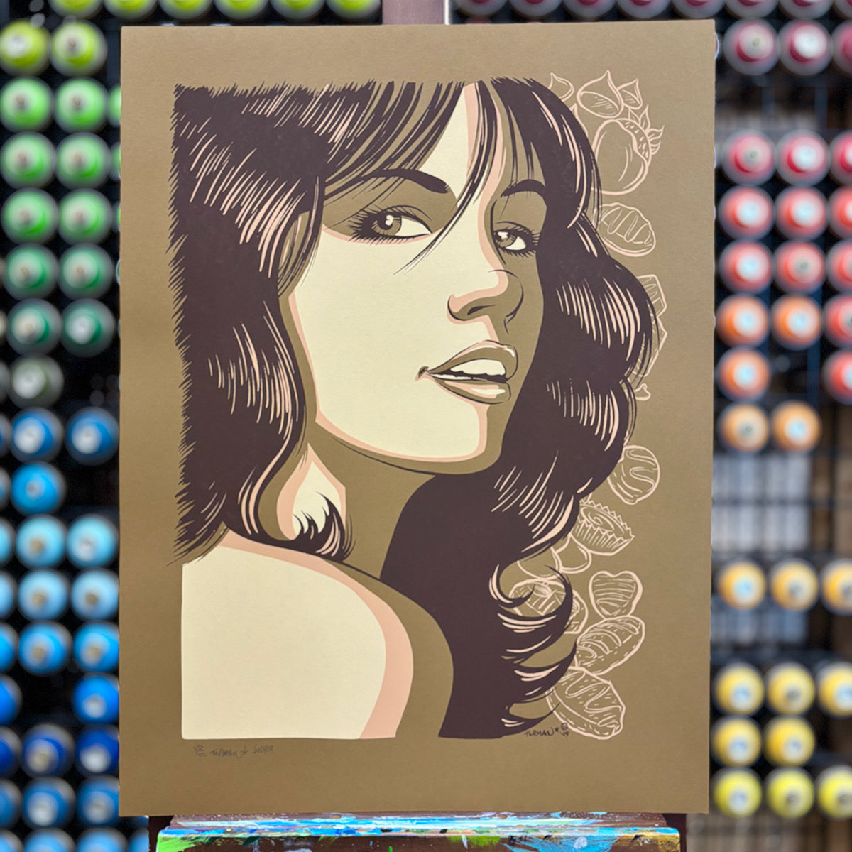 Blonde, Brunette, & Freckles - Set of 3 Original Screen Prints