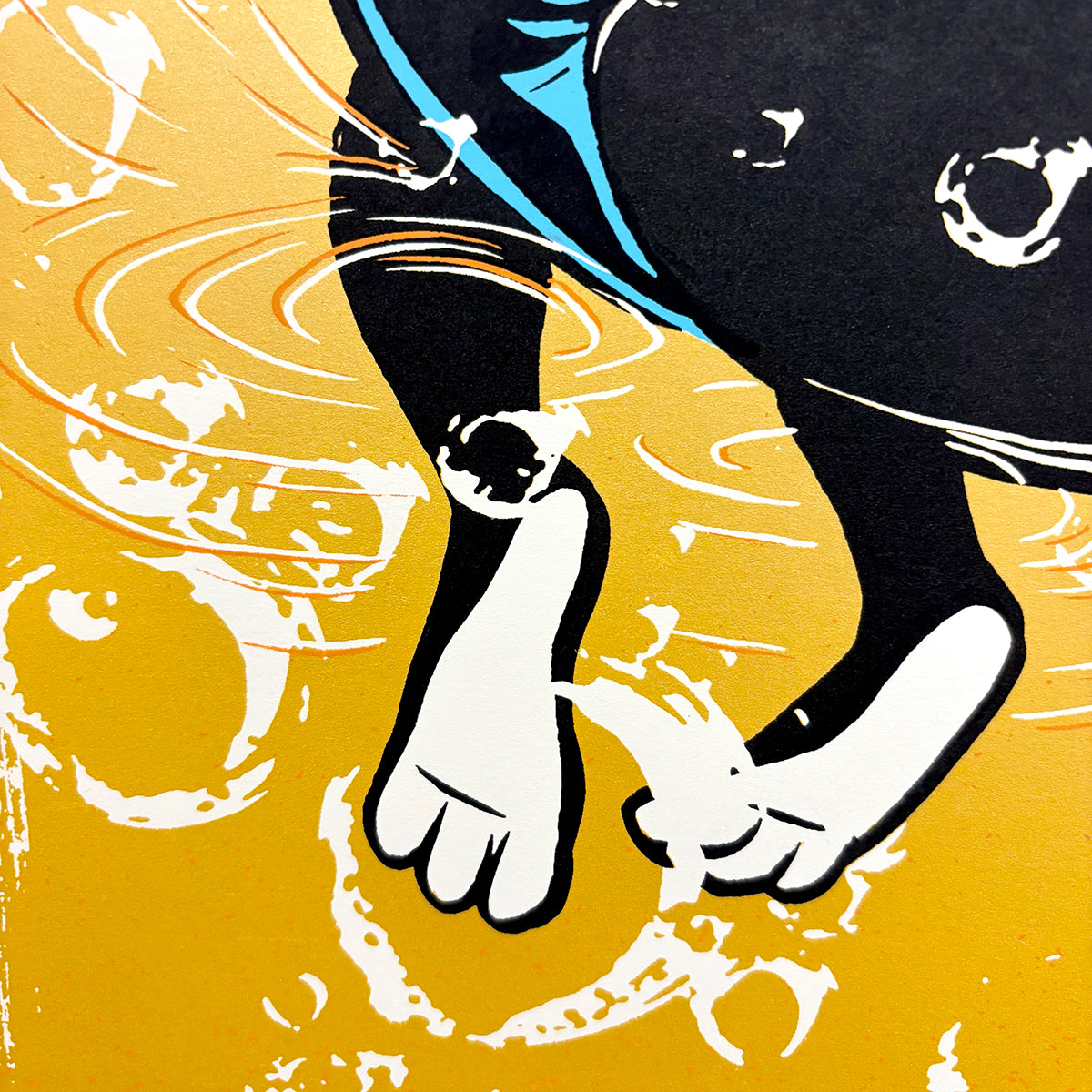Beer Bubbles - Original Screen Print