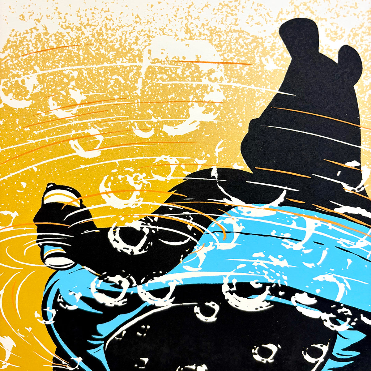 Beer Bubbles - Original Screen Print