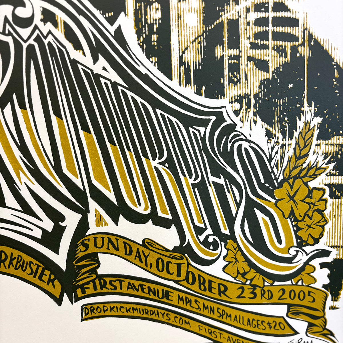 Dropkick Murphys, First Ave - Original Screen Print
