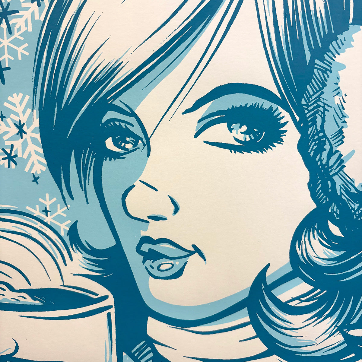 Hot Cocoa Girl 2007 - Original Screen Print