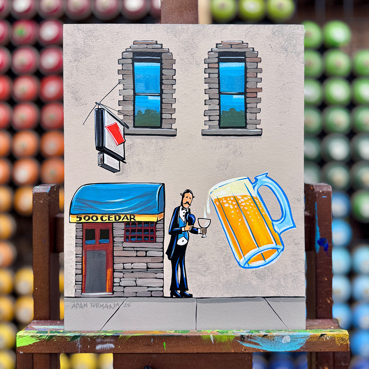 Pour Some Out - Inktober 2025 - 11x14