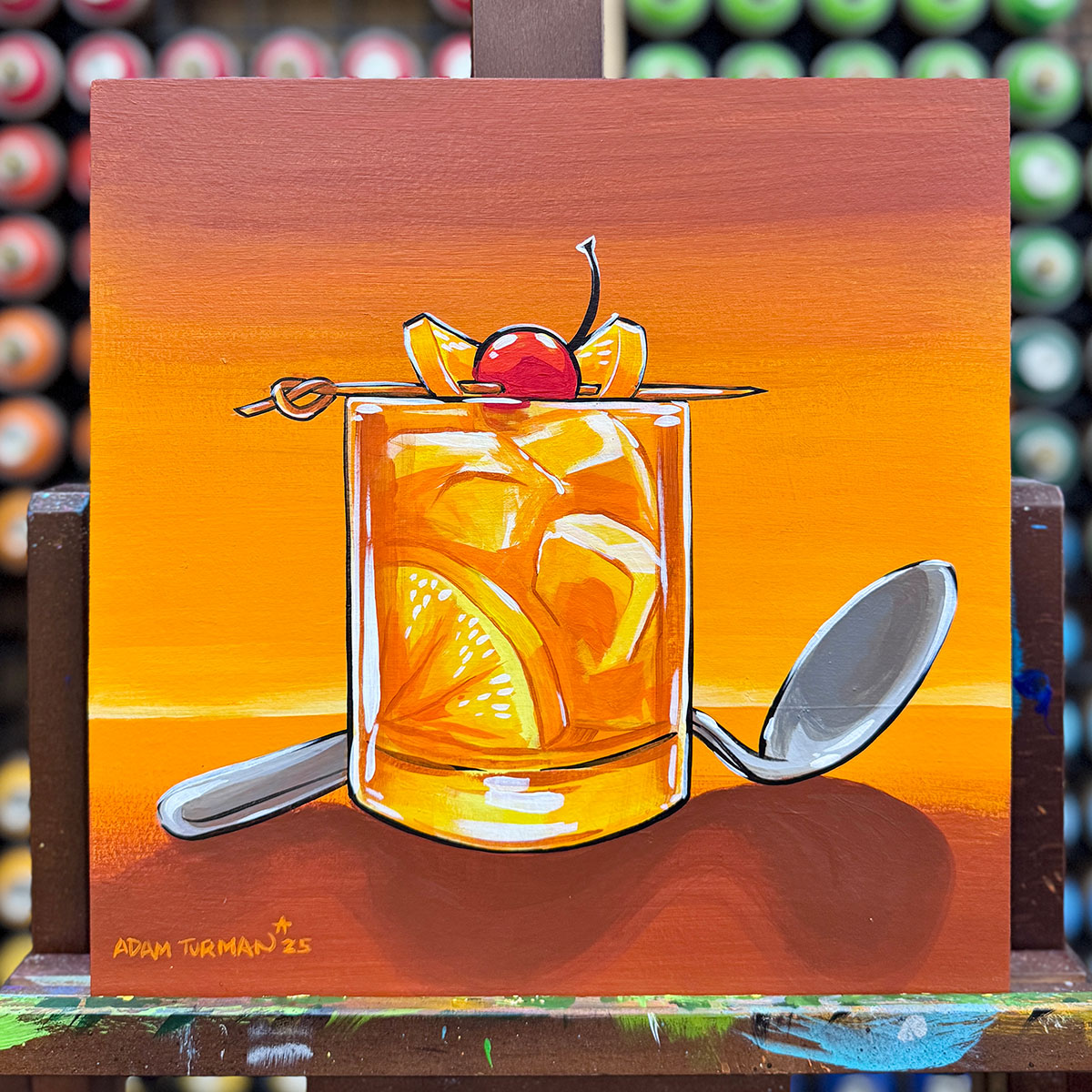 Cherry On Top - Inktober 2025 - 12x12