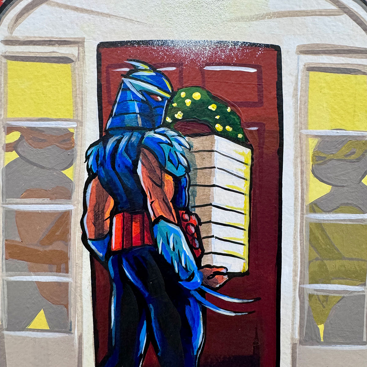 Shredder's Delivery - Inktober 2025 - 16x12