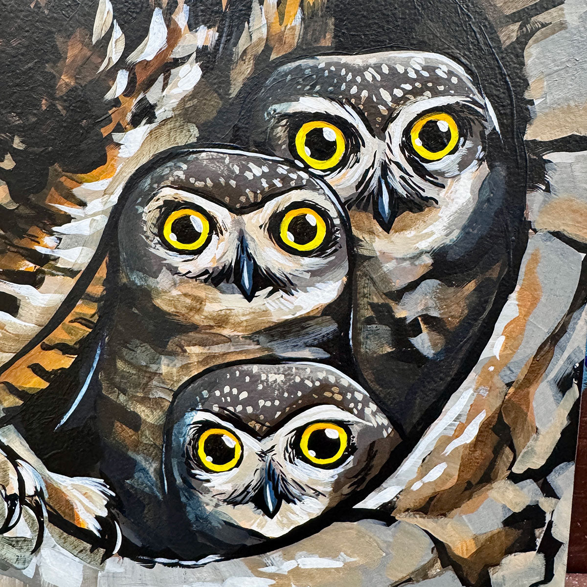 They're Watching You - Inktober 2025 - 12x16