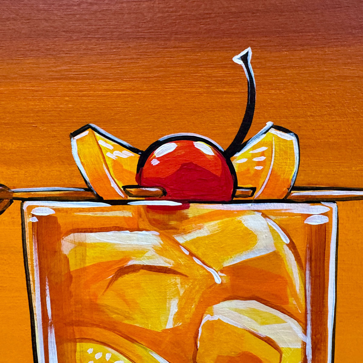 Cherry On Top - Inktober 2025 - 12x12