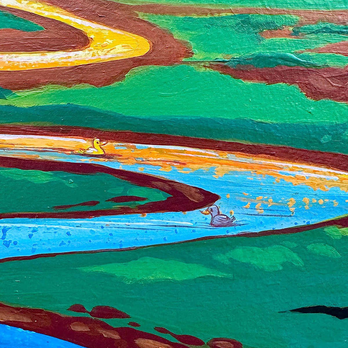 A River Runs Through It - Inktober 2025 - 14x11