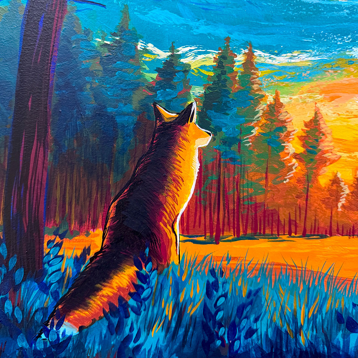 Passing By - Inktober 2025 - 14x18