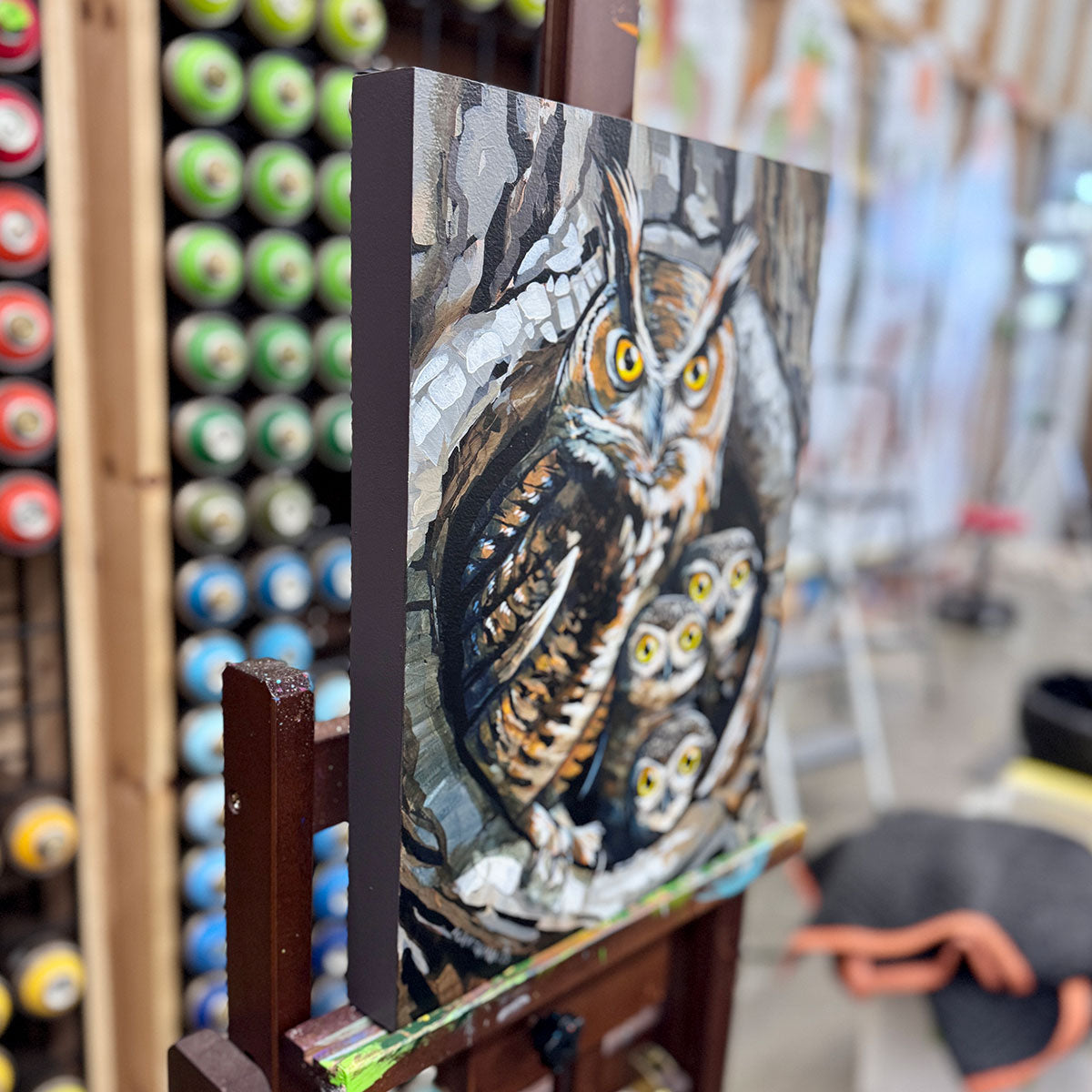 They're Watching You - Inktober 2025 - 12x16