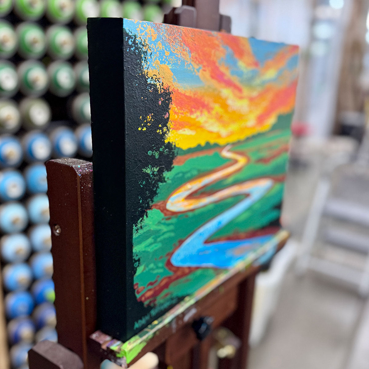 A River Runs Through It - Inktober 2025 - 14x11