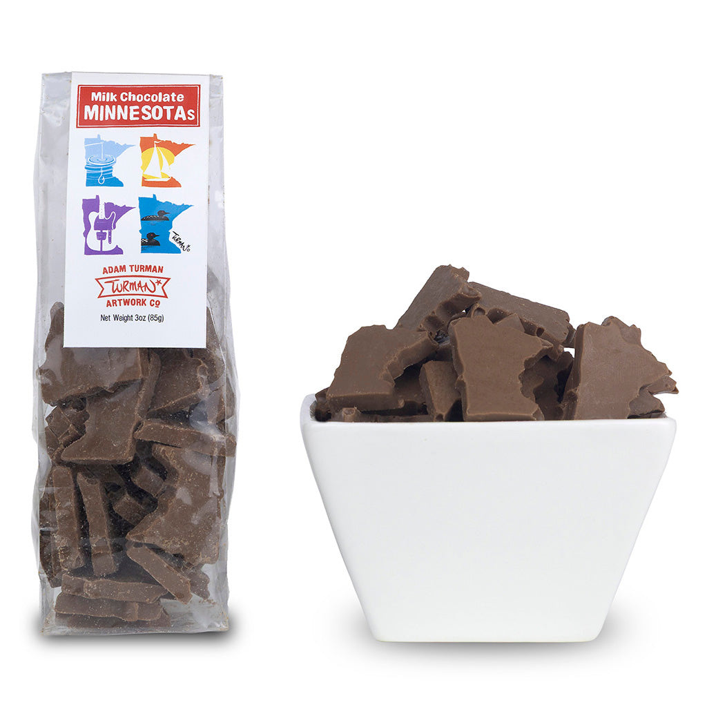 Milk Chocolate Minnesotas - Artisan Candy - 3oz