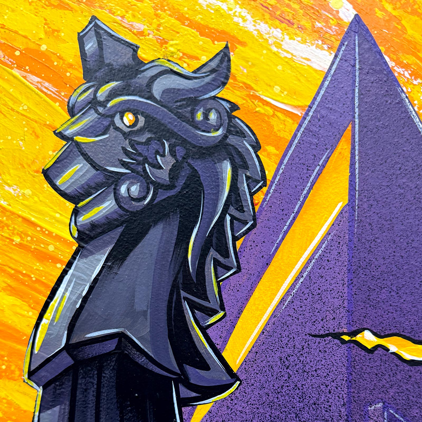 Oar Boat - Original Painting - 14" x 18"