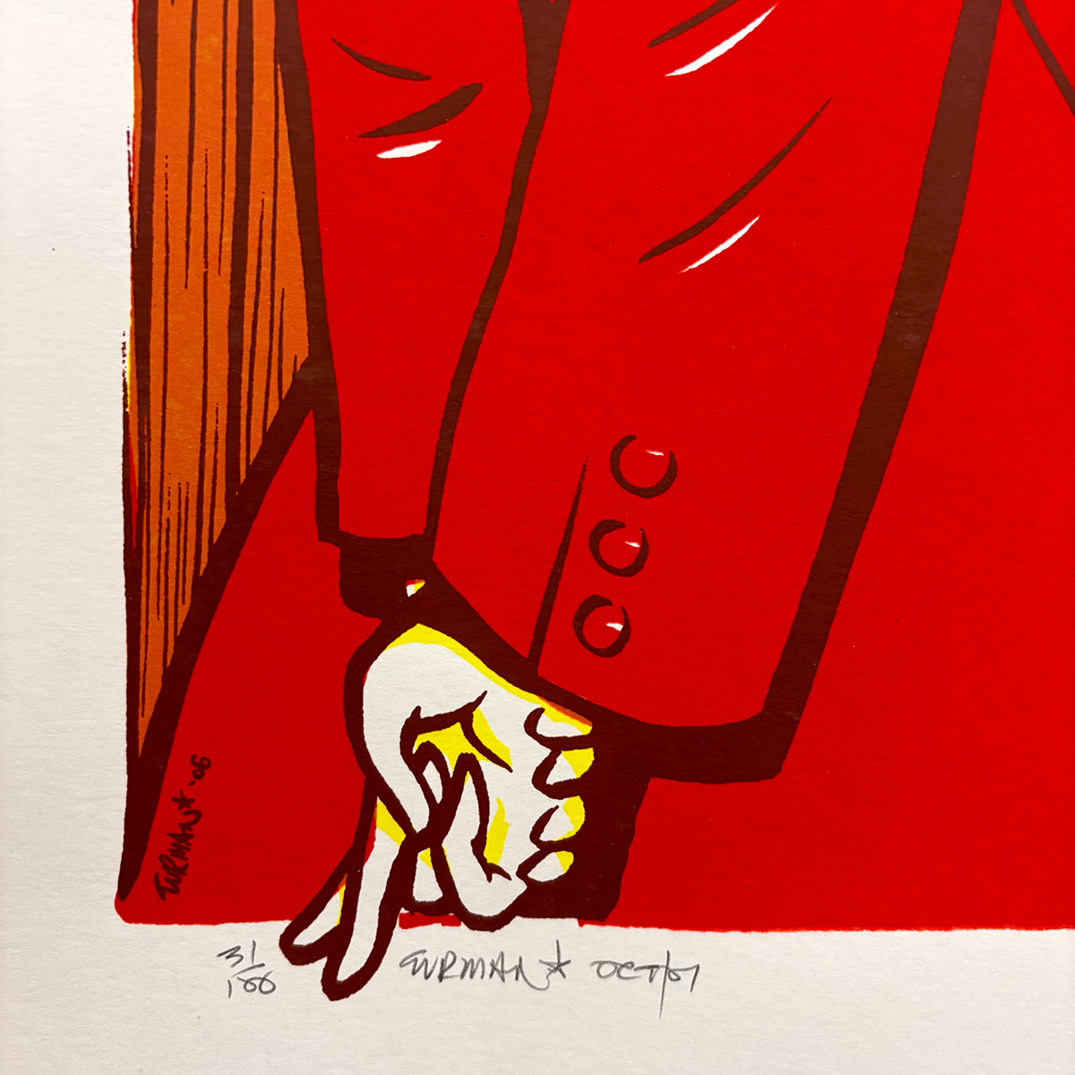 Red Fence 2006-2007 - Original Screen Print