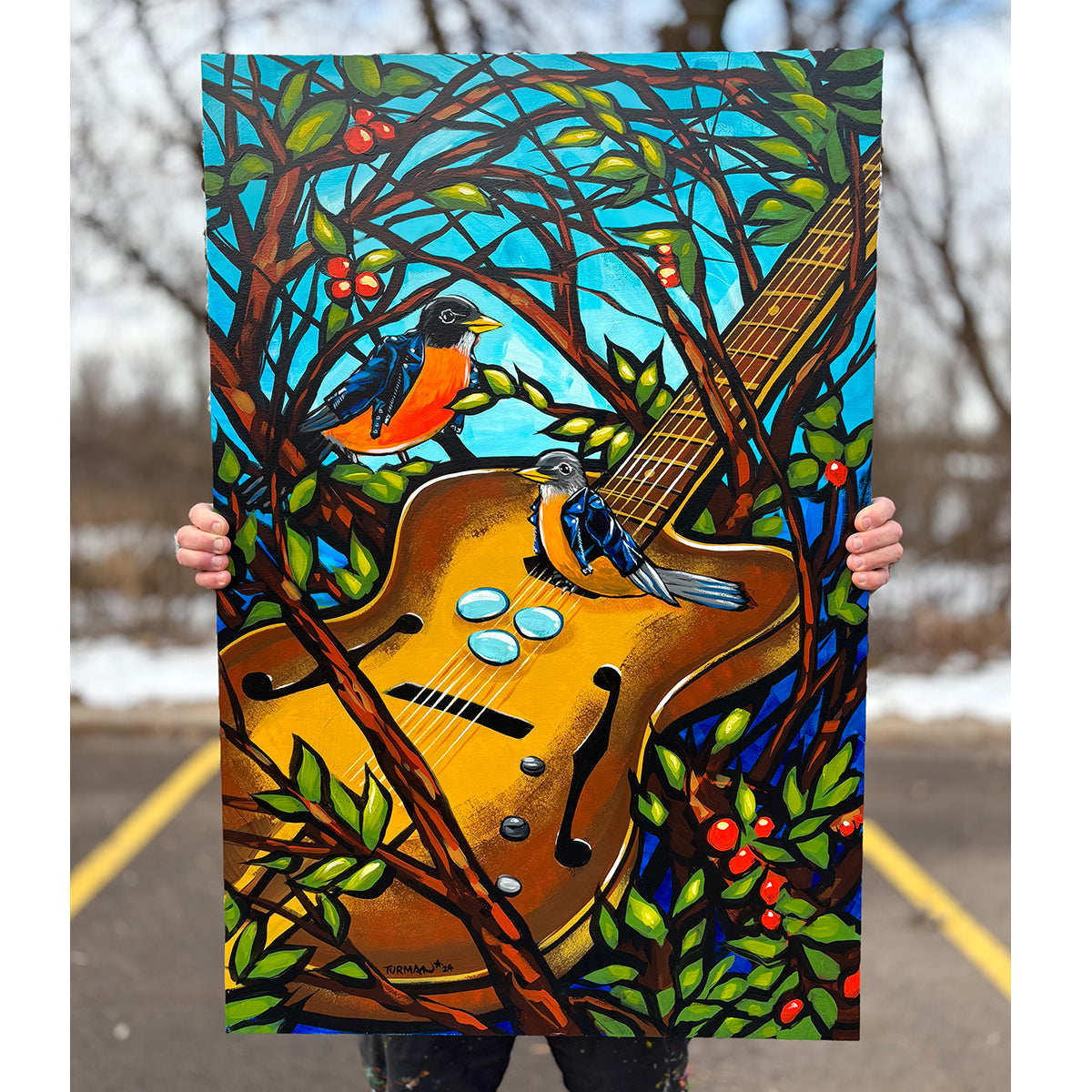 Rockin' Robin - Original Painting - 24"x36"