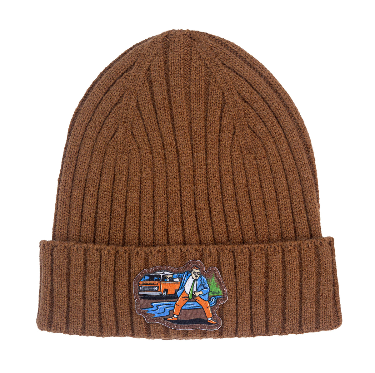 Van Down By The River Brown Beanie