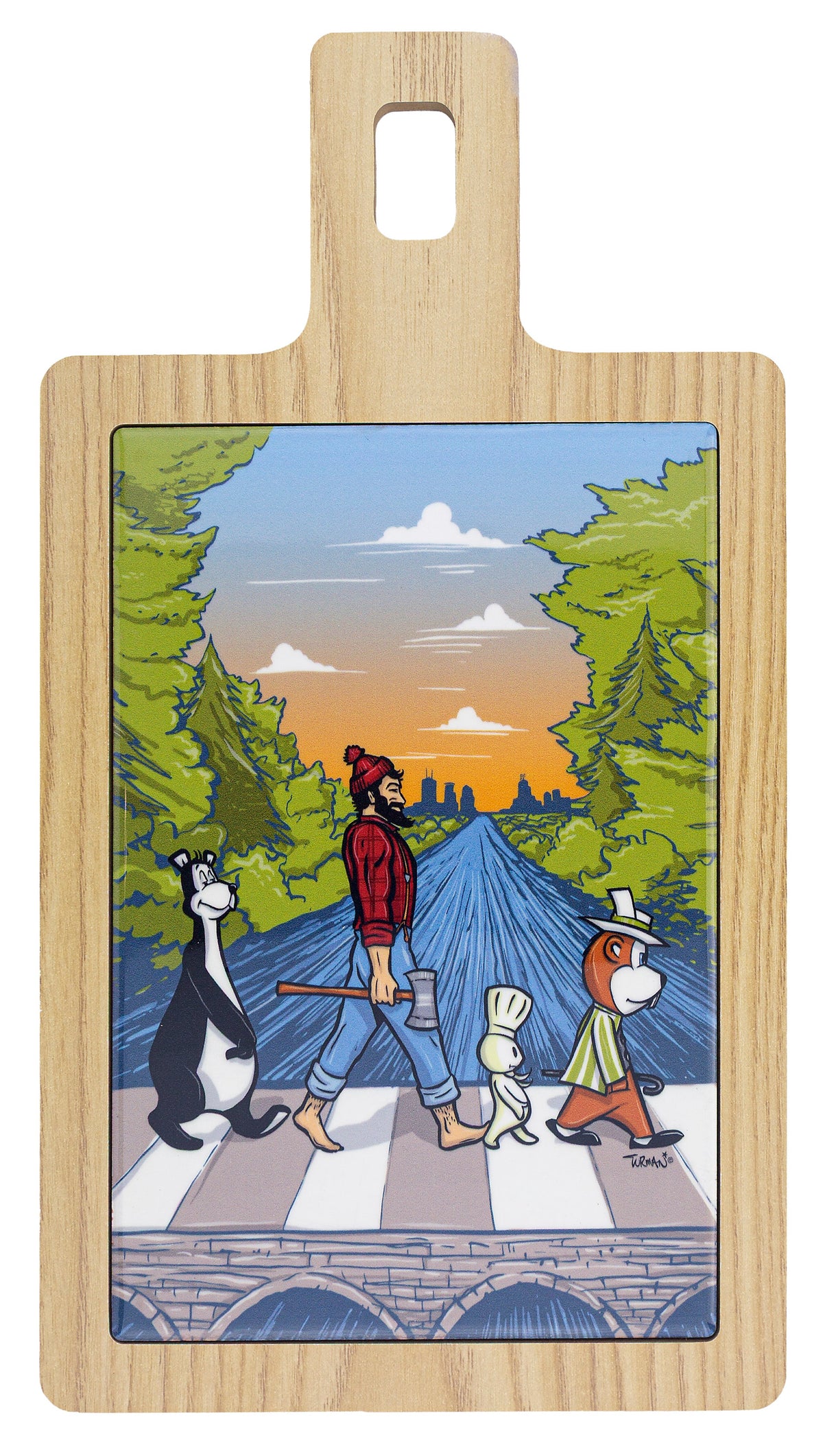 Minnesota Abbey Road Cutting Board 6" x 11.5"