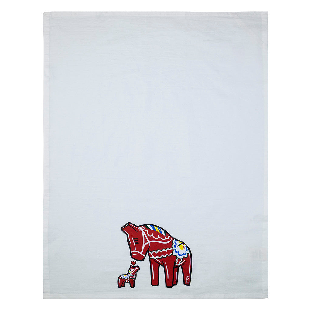Jumbo Dala Horse Tea Towel