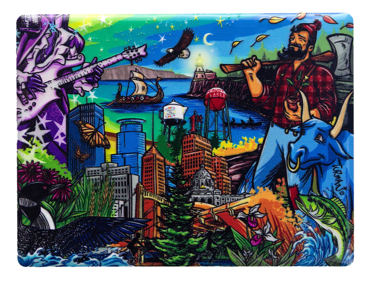Oh For Minnesota Magnet 2.5" x 3"