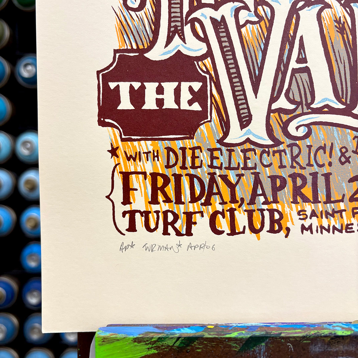 Thunder in the Valley - Original Screen Print