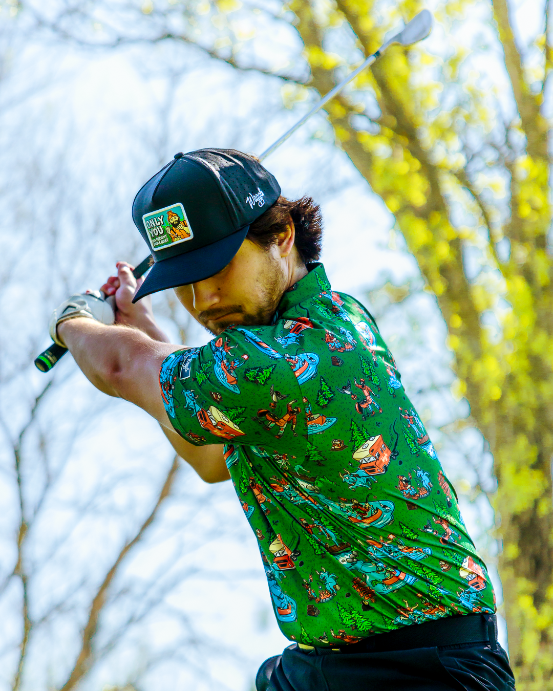 Waggle Men's Golf Polo