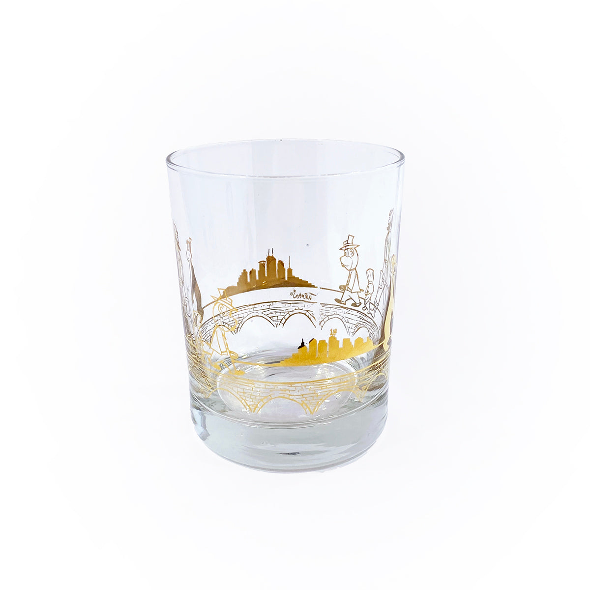 MN Abbey Road Gold Foil Whiskey Glass