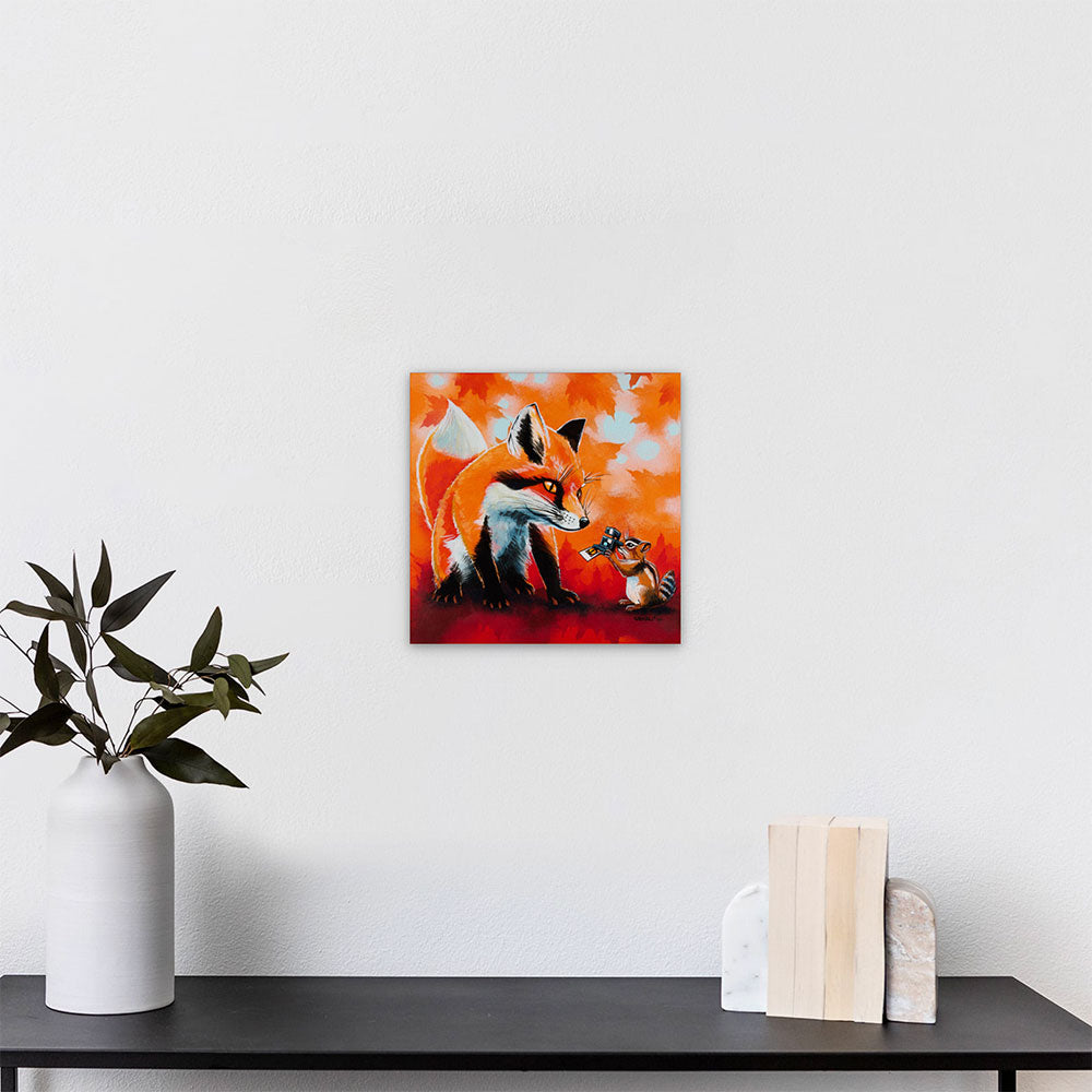 Camera - Fox and Chipmunk