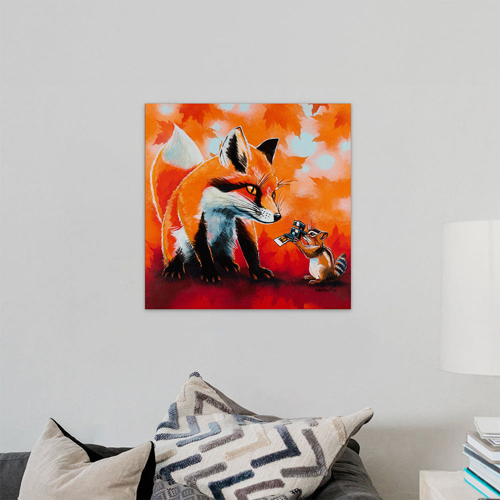 Camera - Fox and Chipmunk