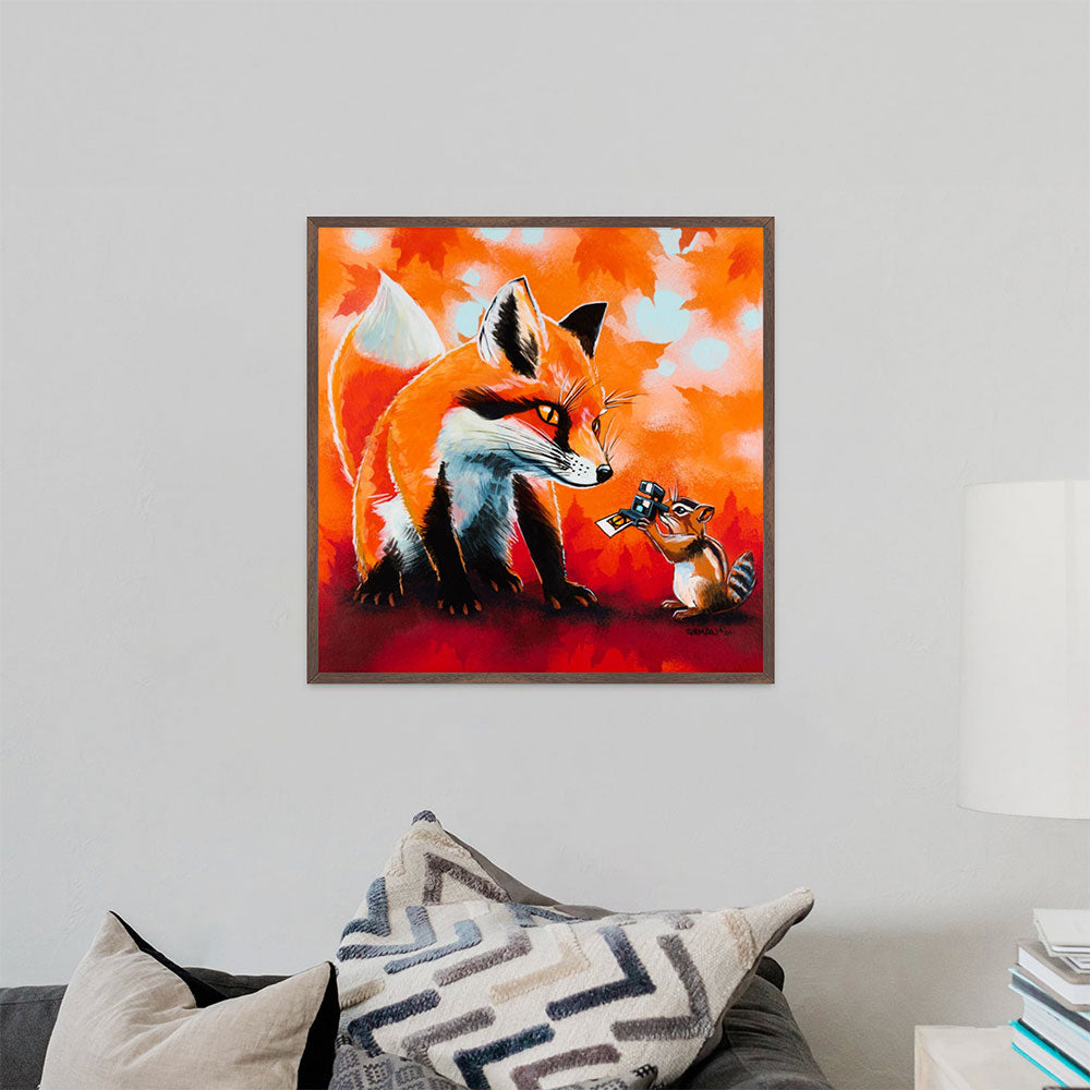 Camera - Fox and Chipmunk