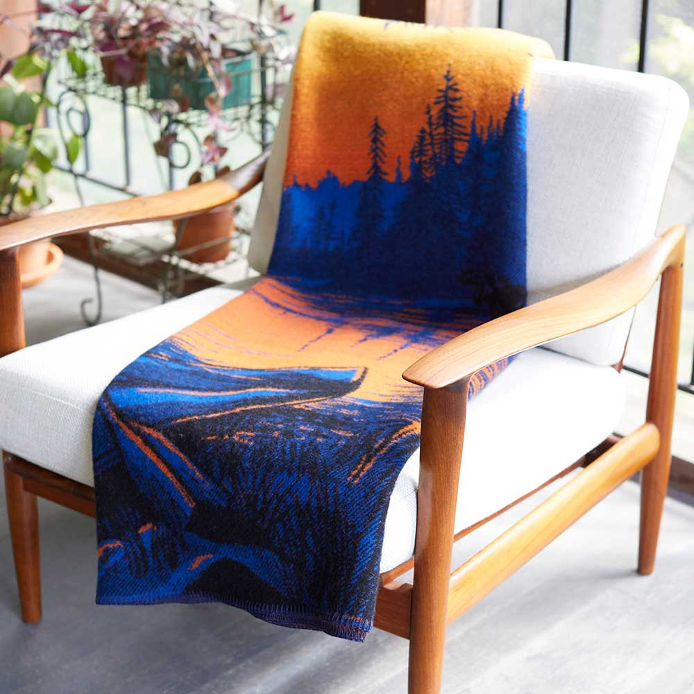 Adam Turman Loon Wool Throw