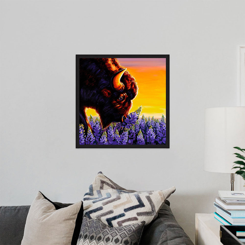 Midwestern Rhinoceros - Buffalo and Lupine