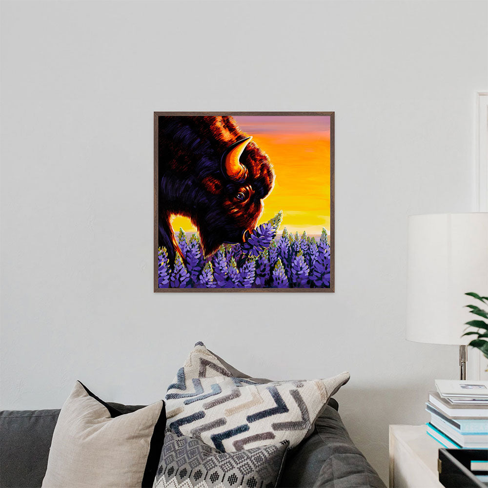 Midwestern Rhinoceros - Buffalo and Lupine