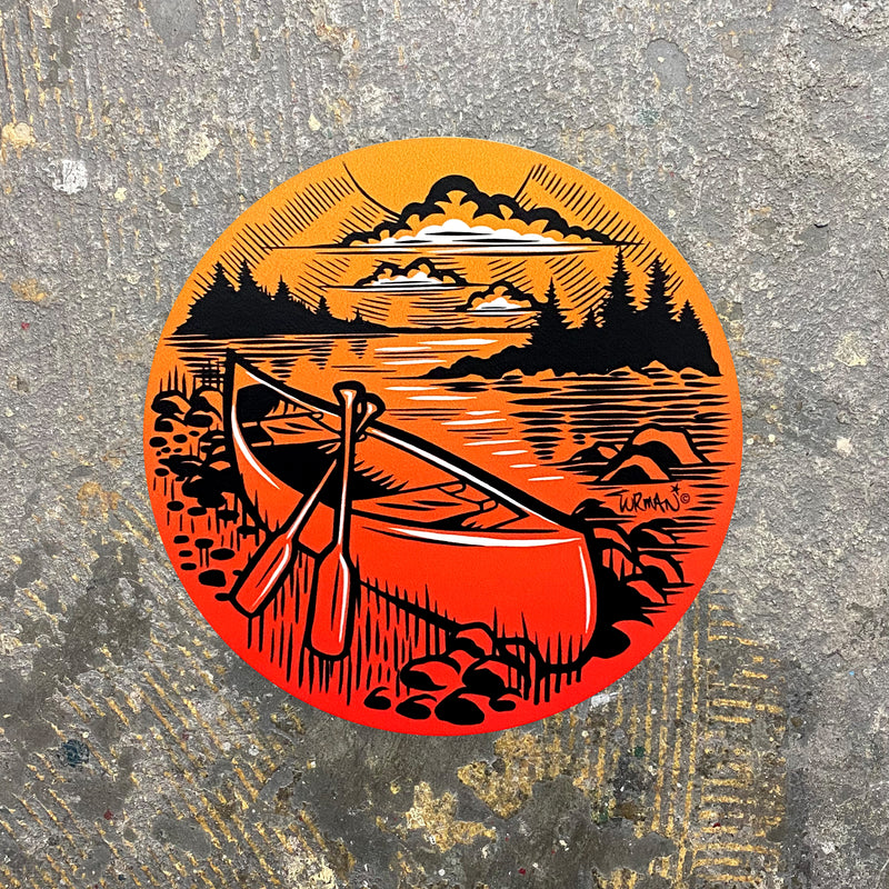Canoe Sticker