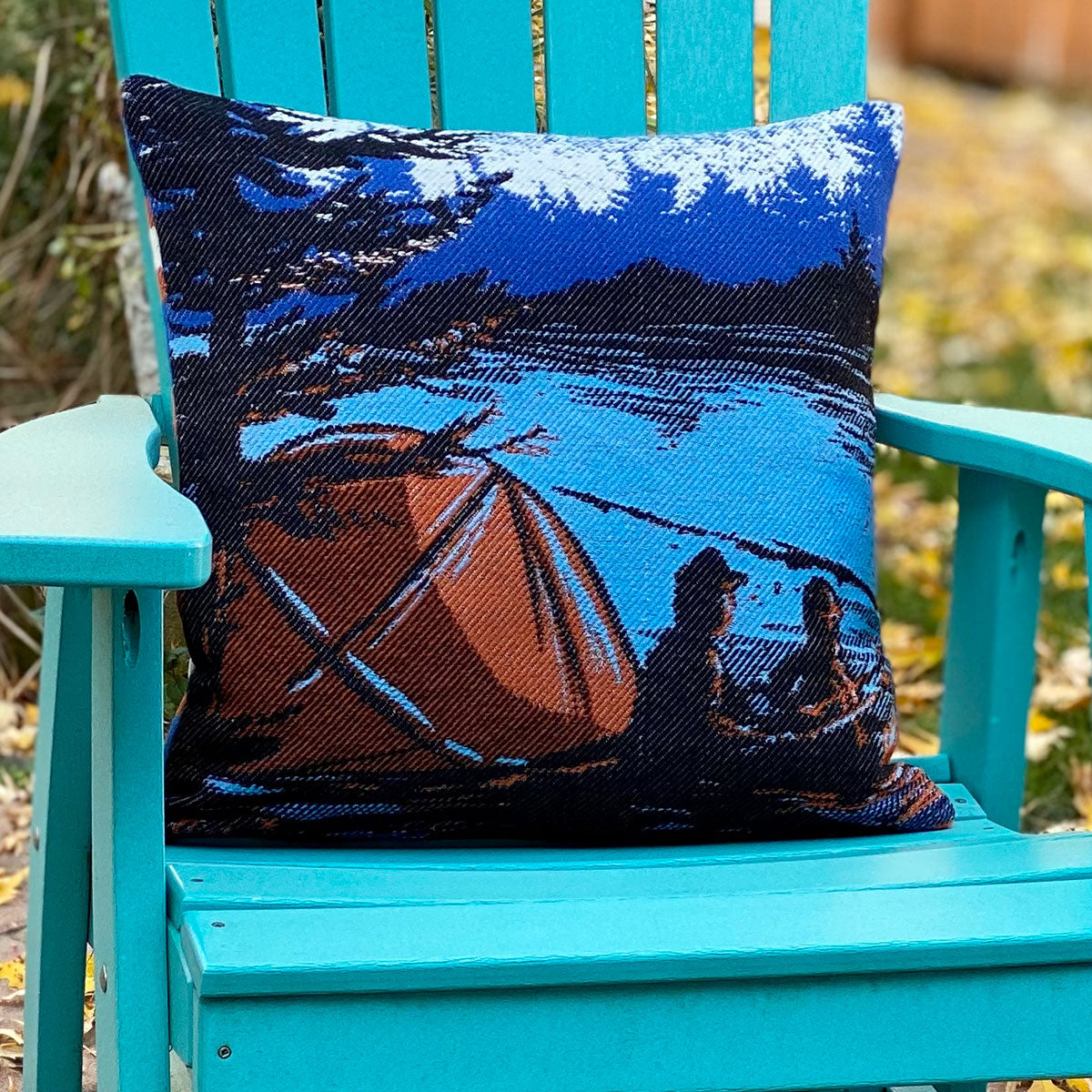 Cozy S’mores pillow artwork design