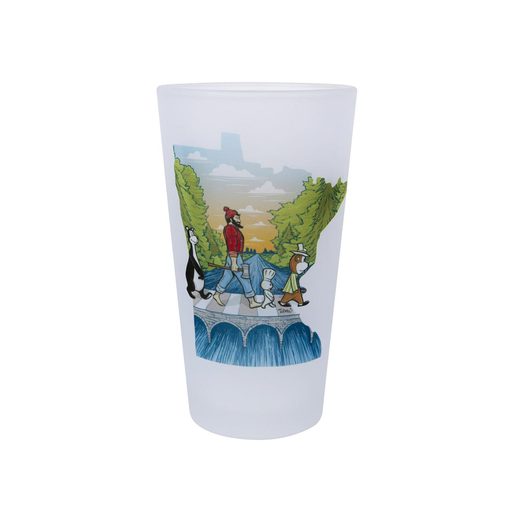 MN Abbey Road State Frosted Pint Glass