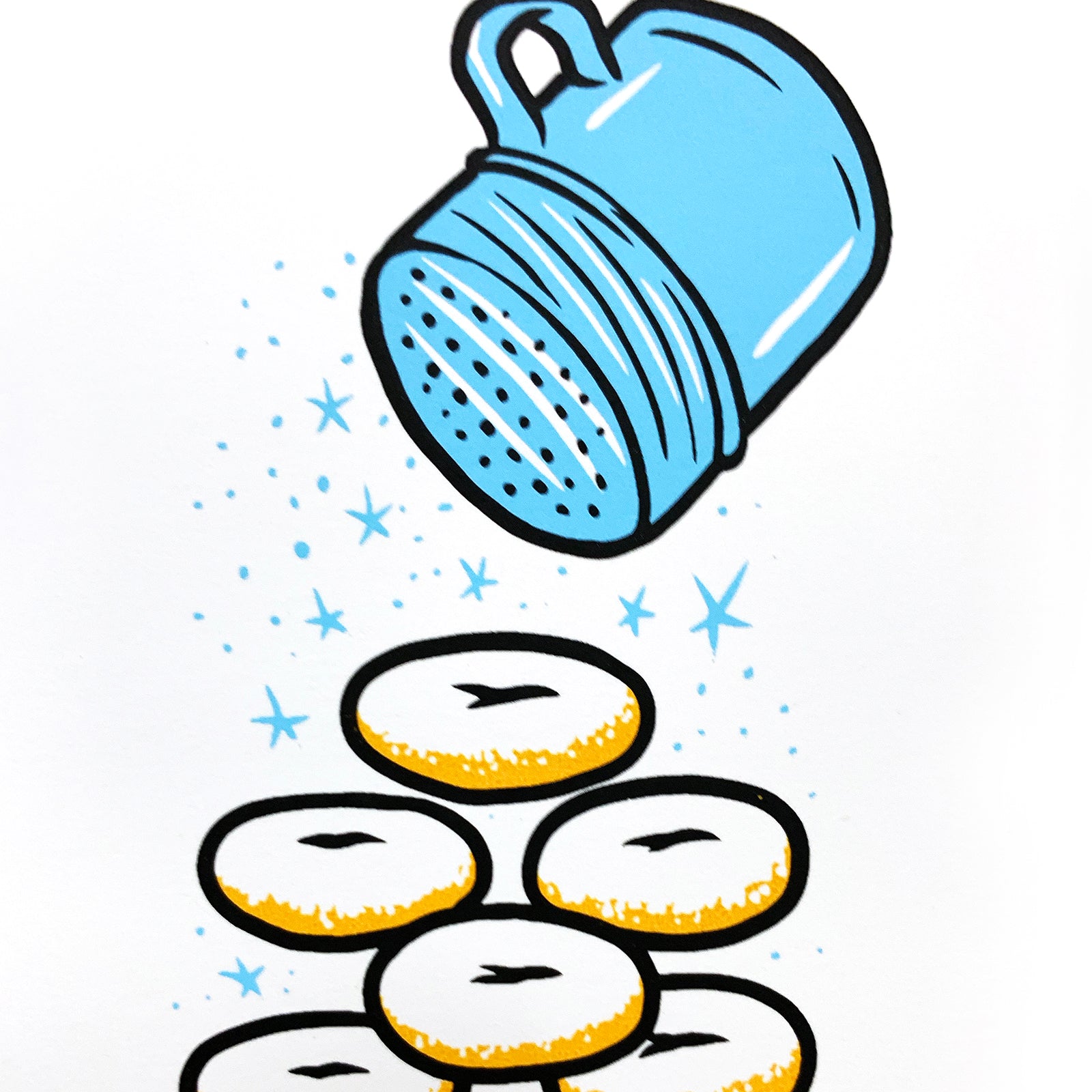 Exploding Food Menu Exploding Food - Minnesota State Fair - Screen Print by artist Adam ...