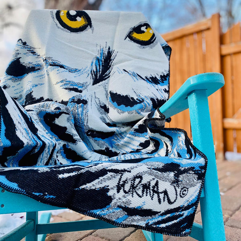 Snowy Owl Throw by Faribault Mill