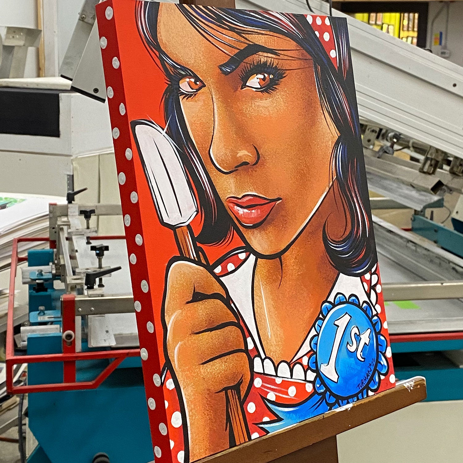 Spatula and Polkadots and Scallops