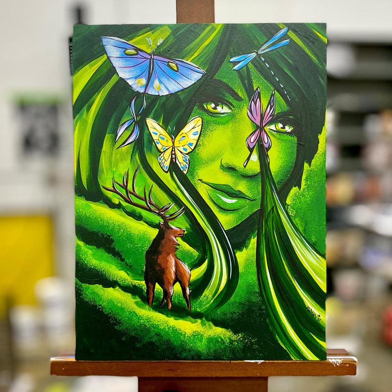 Spring Sprite and the Stag