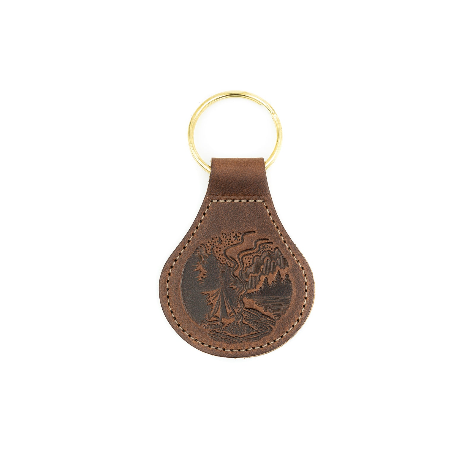 Personalized Leather Key Fob