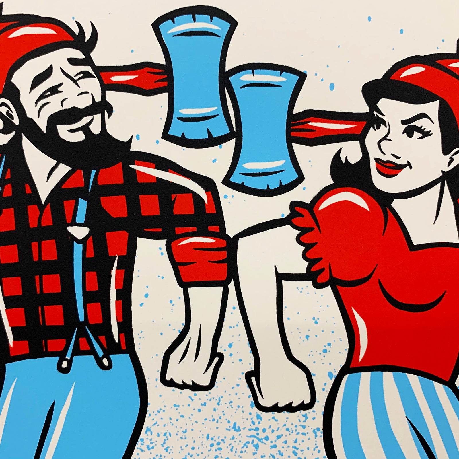 Log Rolling - Paul, Babe and Lucette