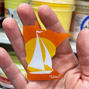 MN Sailboat Sticker
