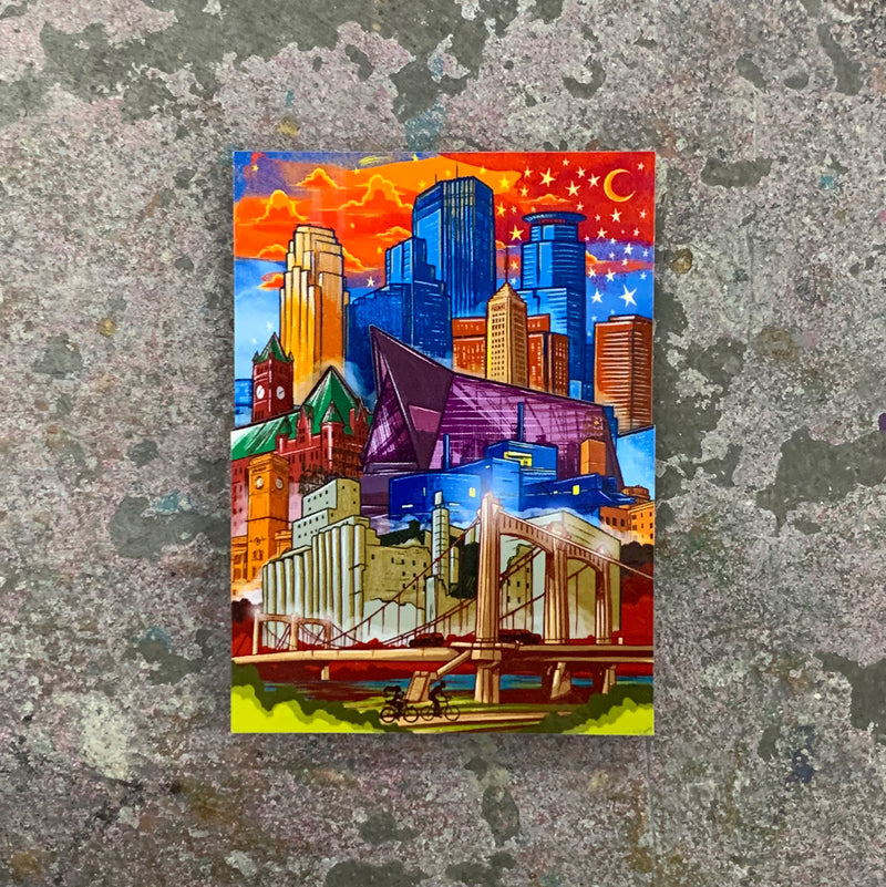 Minneapolis Skyline Magnet