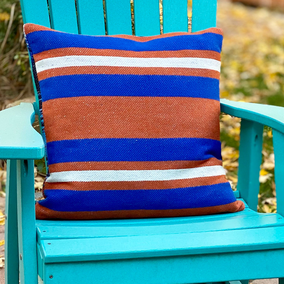 Minnesota S’mores wool pillow by Adam Turman