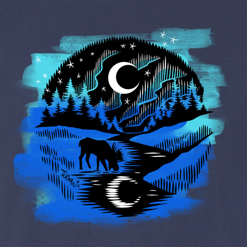 Moose and Moon T-Shirt