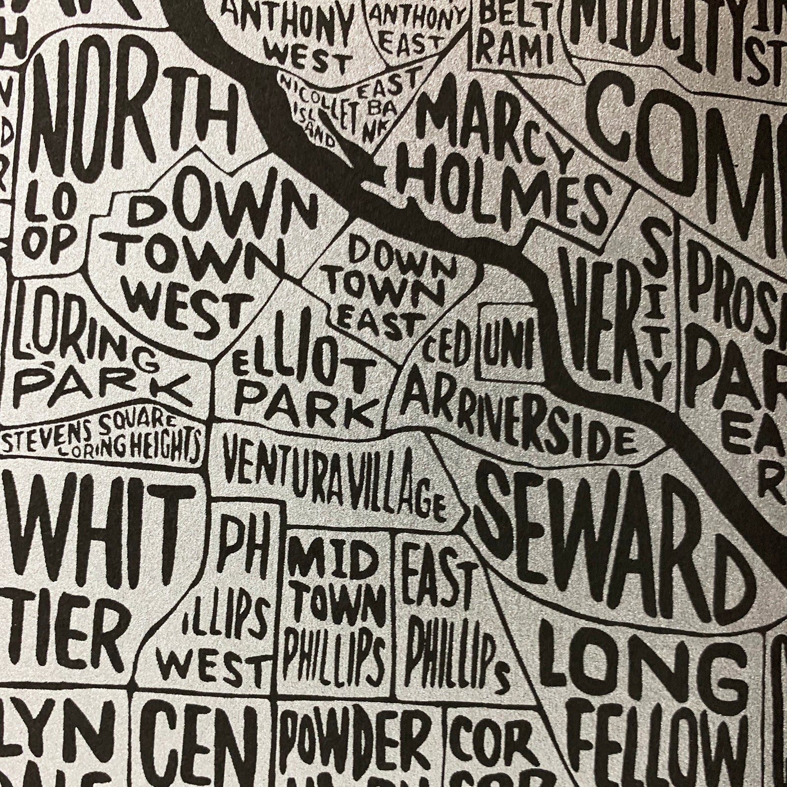 Mpls Neighborhoods on Black