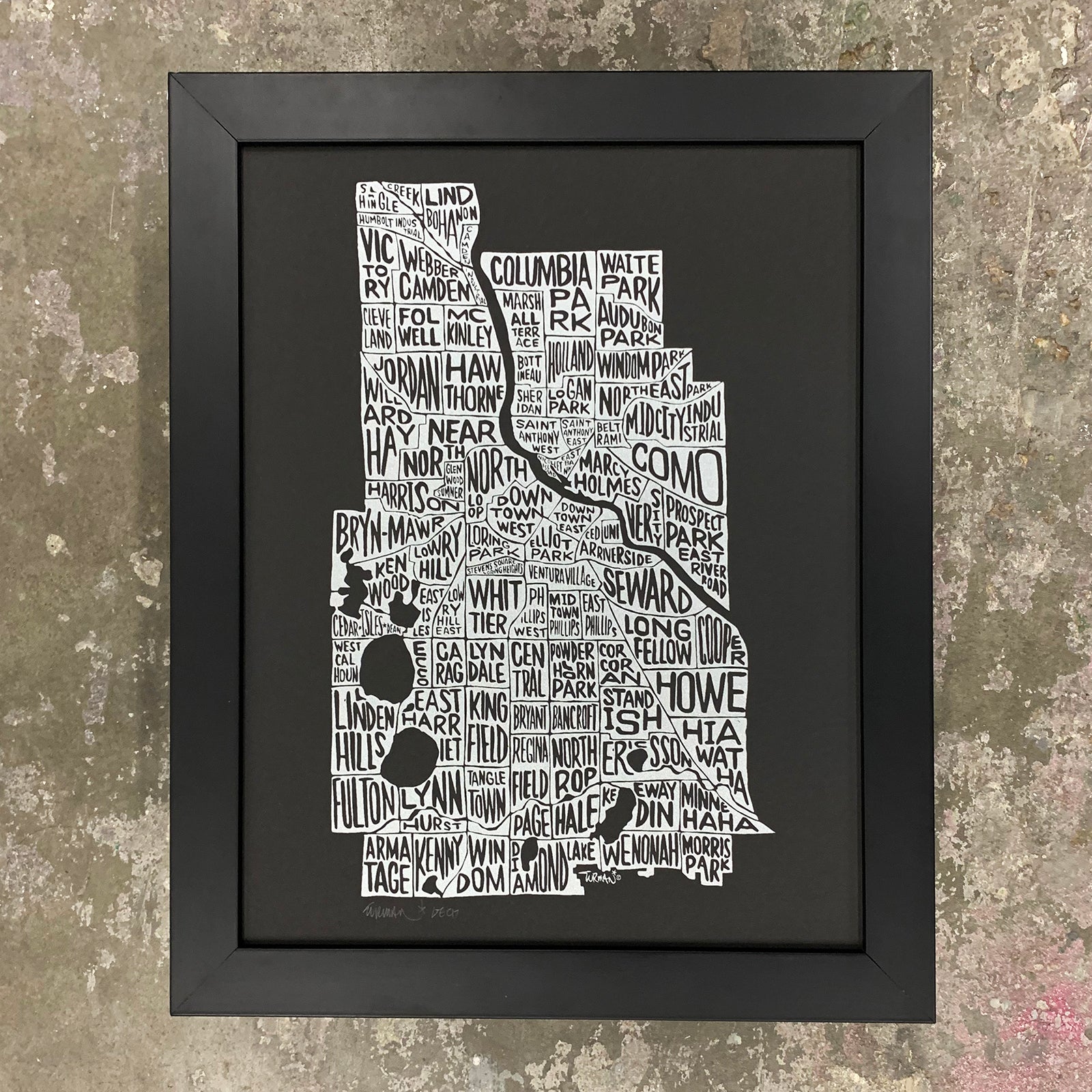 Mpls Neighborhoods on Black