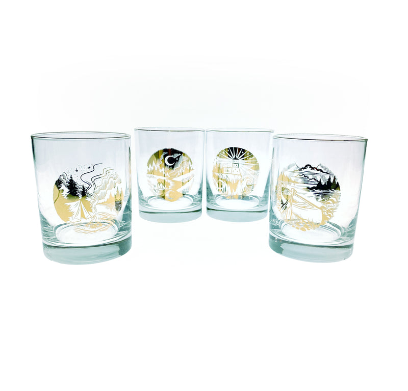 Lighthouse Whiskey Glass