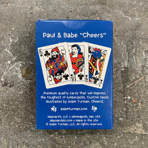 Paul & Babe - Cheers! Playing Cards