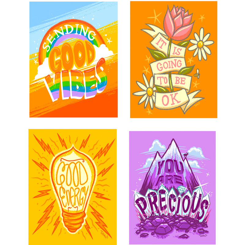 Good Vibes Boxed Notes